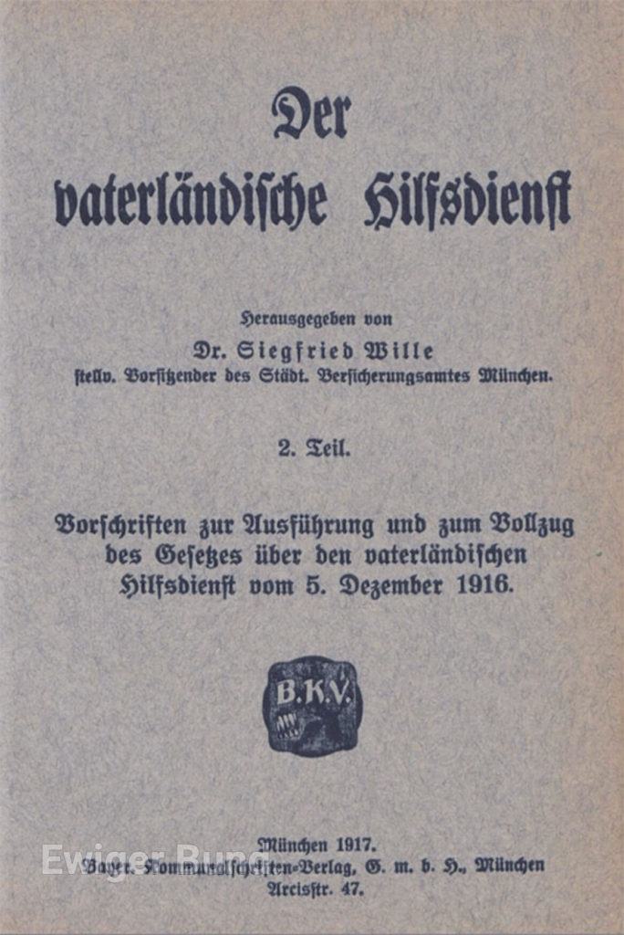 Beispiel für Frakturschrift aus dem dem Deutschen Reich 1916