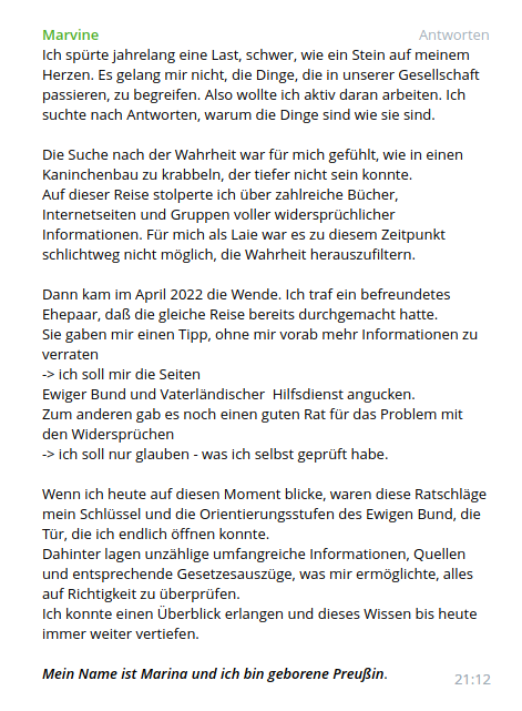 Orientierungsstufen Empfehlung von Marvine