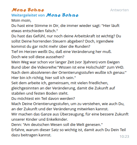 Orientierungsstufen Empfehlung von Mone