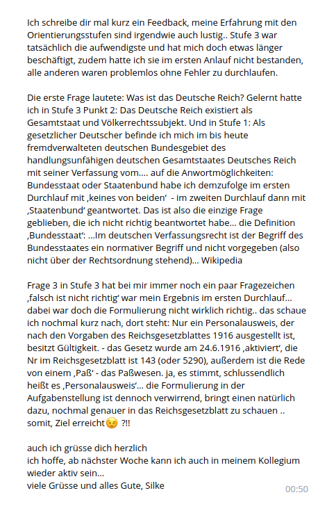 Orientierungsstufen Empfehlung von Silke