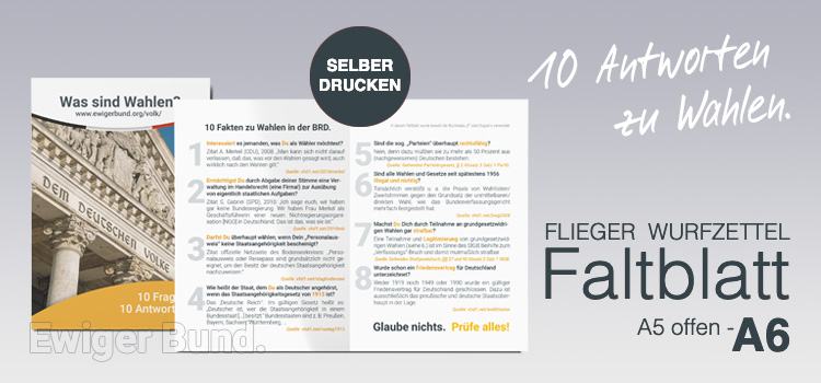 2 x DIN A6 – Fakten zu Wahlen