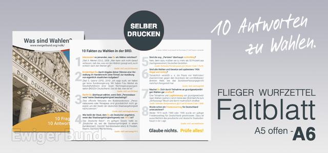 2 x DIN A6 – Fakten zu Wahlen