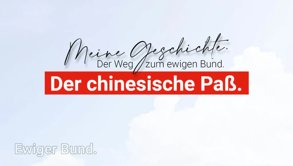 Claudias Weg zum ewigen Bund.