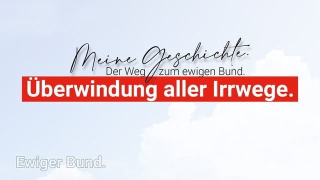 Michaels Weg zum ewigen Bund.