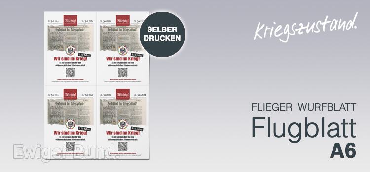 4x 111 Jahre Kriegszustand