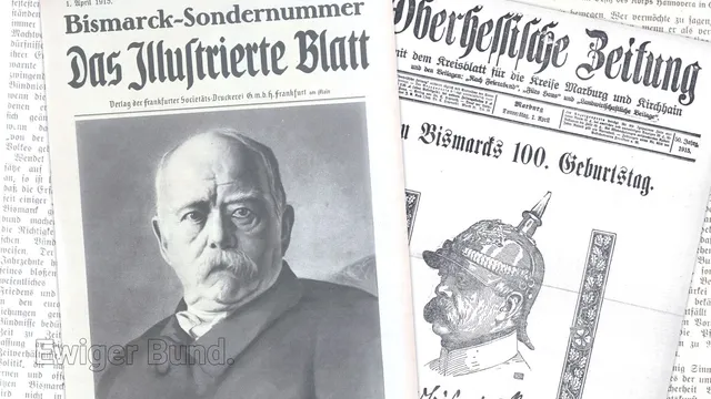 Gedenken an Otto von Bismarck.