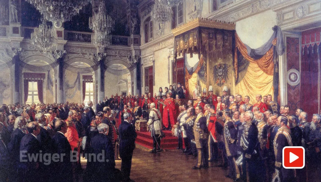 Die Eröffnung des deutschen Reichstages im Weißen Saal des Berliner Schlosses am 25. Juni 1888