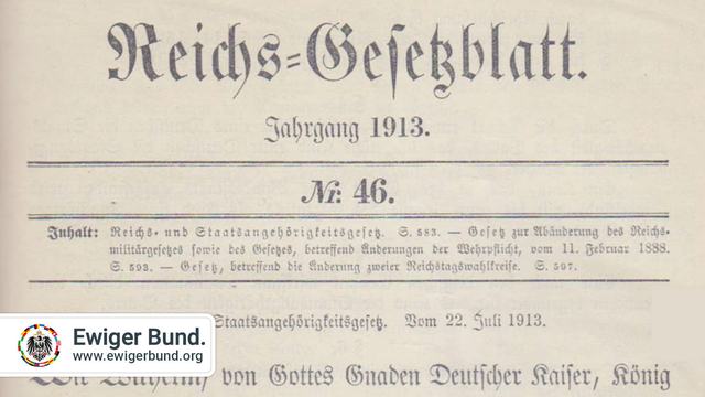 Das RuStAG 1913.