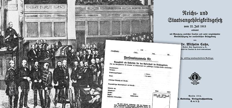 Geschichte der deutschen Staatshangehörigkeit.