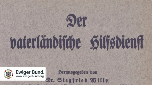 Vaterländischer Hilfsdienst.