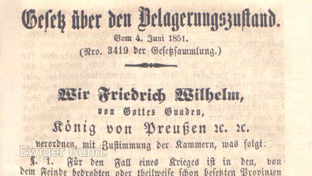 Gesetz über den Belagerungszustand