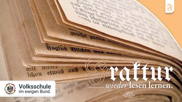 Frakturschrift lesen lernen.