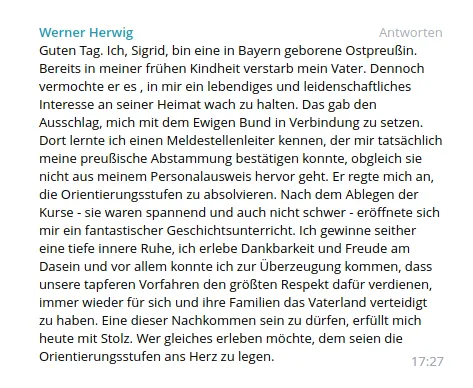 Orientierungsstufen Empfehlung von Werner