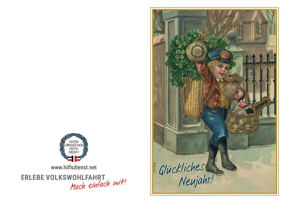 Grußkarten Volkswohlfahrt Neujahr
