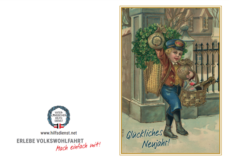 Grußkarten Volkswohlfahrt Neujahr