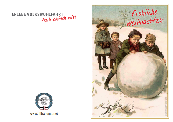 Grußkarten Volkswohlfahrt Weihnachten