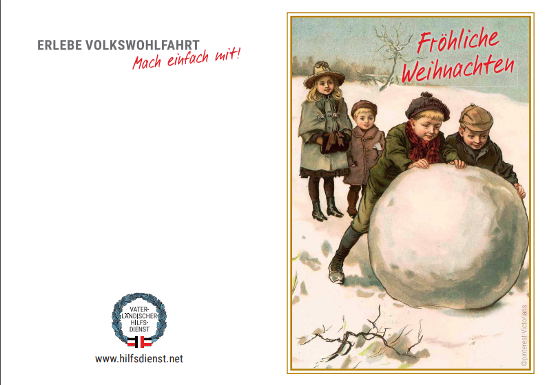 Grußkarten Volkswohlfahrt Weihnachten